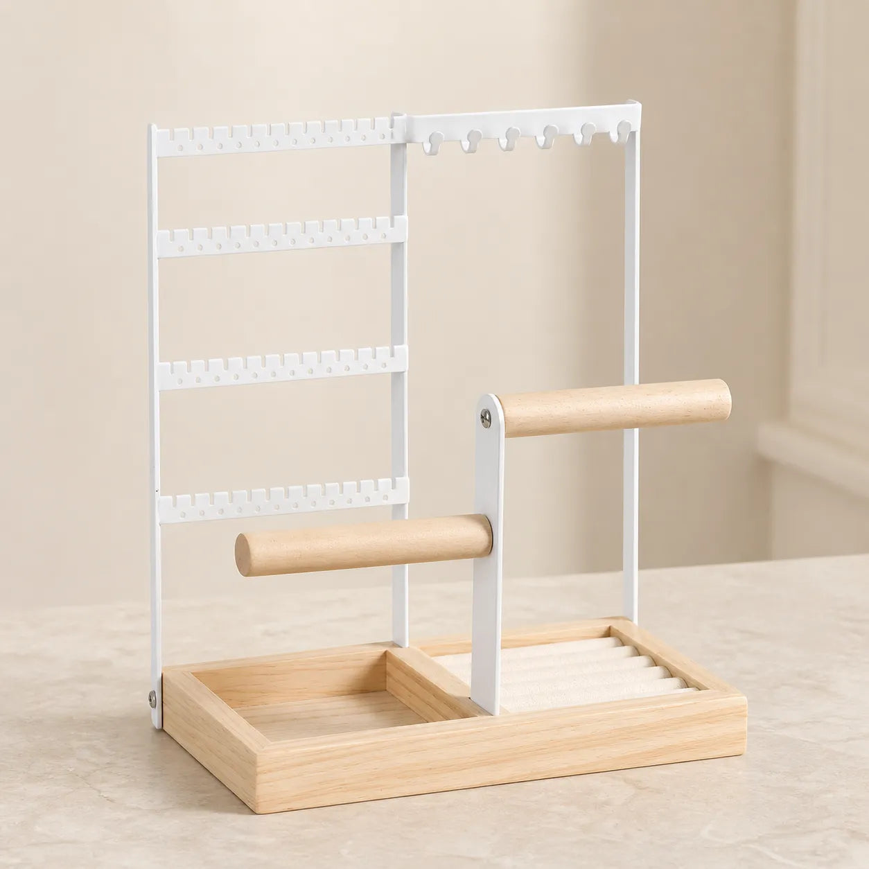 Organizador joya madera - metal