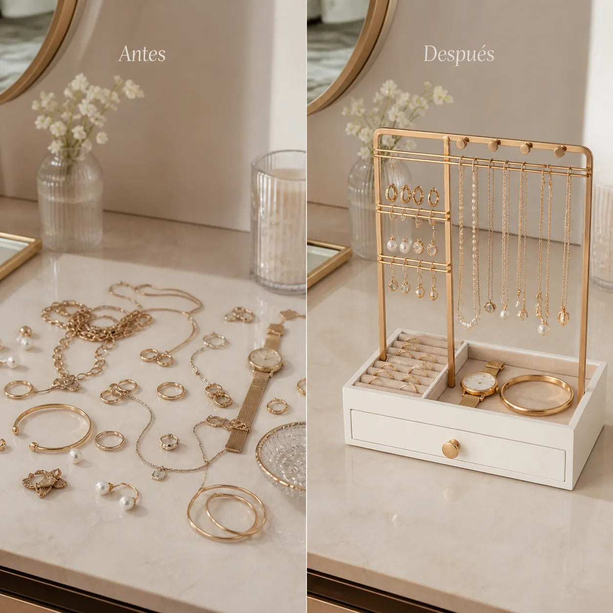 Organizador Joyas y accesorios cajon