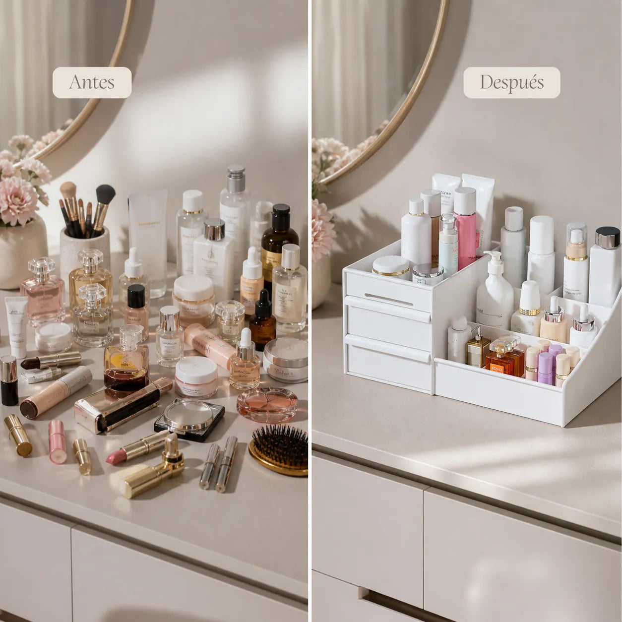 Organizador de maquillaje