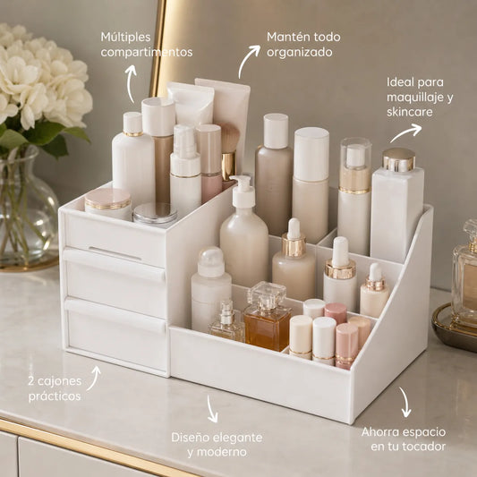 Organizador de maquillaje